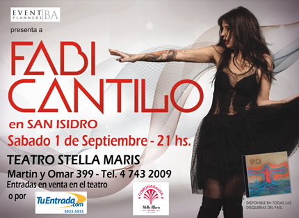 Fabiana Cantilo - 1-9-12 en San Isidro