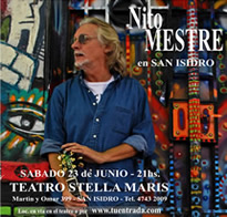 Nito Mestre - 23-6-12 en San Isidro
